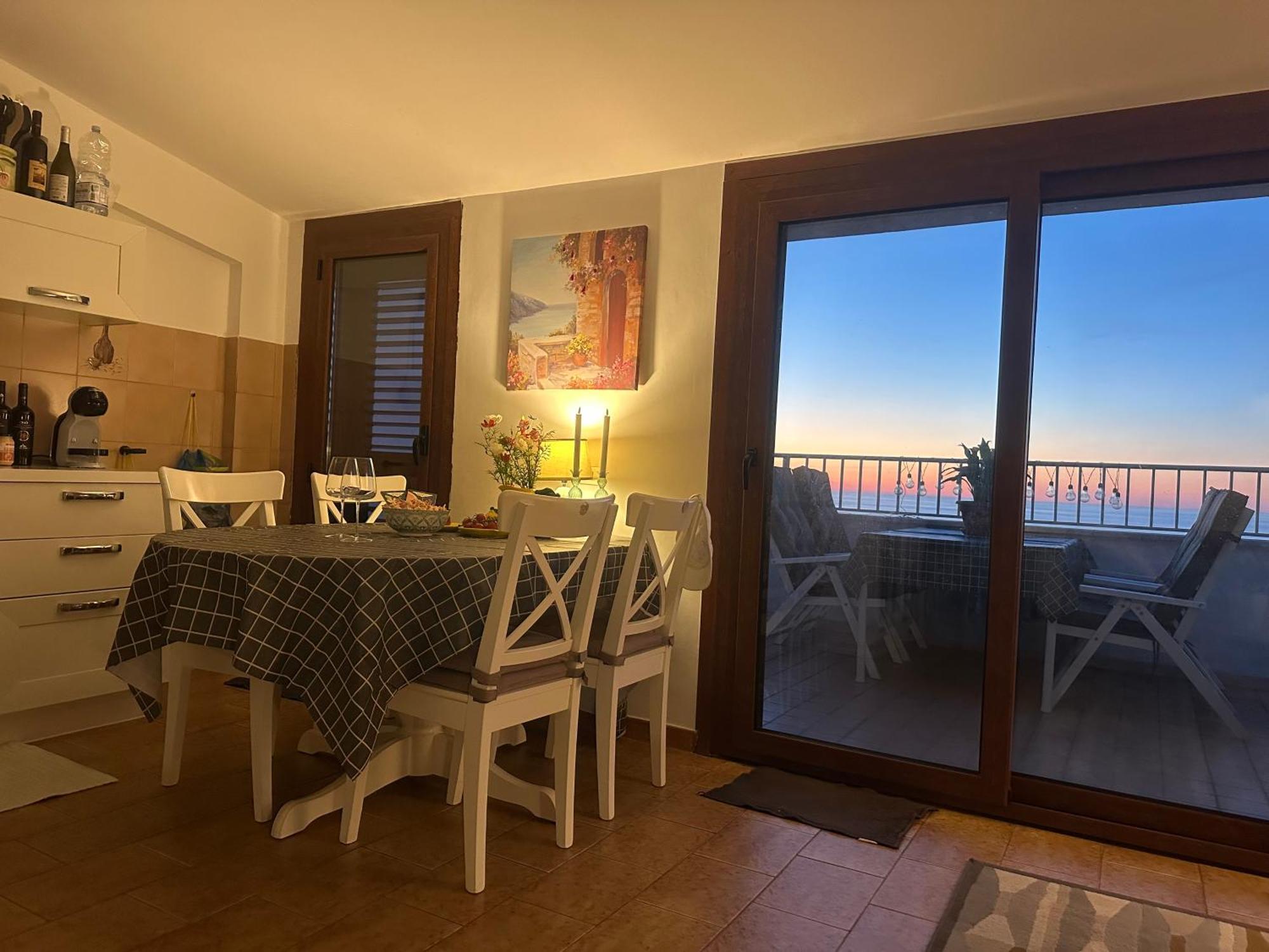 Apartment With Sea View Tropea Bagian luar foto